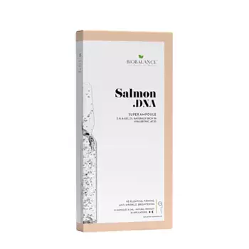BIOBALANCE Ампулы для лица, содержащая DNA-гель из икры лосося / SUPER AMPOULE SALMON D.N.A 10*2 мл