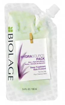 BIOLAGE Маска-концентрат с алоэ и спирулиной для глубокого восстановления сухих волос / БИОЛАЖ ГИДРАСУРС 100 мл
