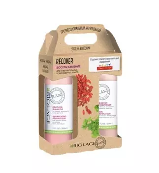 BIOLAGE Набор Восстановление (шампунь 325 мл + кондиционер 325 мл) Biolage R.A.W RECOVER