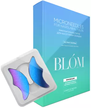 BLOM Патчи для носогубных складок Лакрица, 4 пары