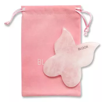 BLOOR Скребок гуаша для массажа лица, бабочка