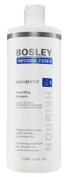 BOSLEY Шампунь питательный для истонченных неокрашенных волос / ВОS REVIVE (step 1) 1000 мл