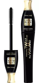 BOURJOIS Тушь 2 в 1 для объема ресниц 52 / Twist Up The Volume ultra black