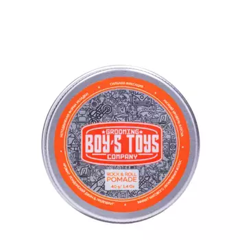 BOY'S TOYS Помада для укладки волос сильной фиксации со средним уровнем блеска / Boy's Toys Кастом Pomade 40 мл