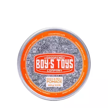 BOY'S TOYS Помада для укладки волос сильной фиксации со средним уровнем блеска / Boy's Toys Кастом Pomade 100 мл