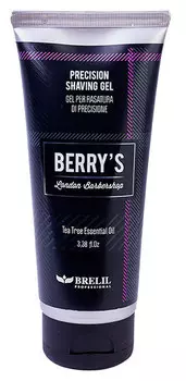 BRELIL PROFESSIONAL Гель для аккуратного бритья / BERRY'S PRECISION SHAVING GEL 100 мл