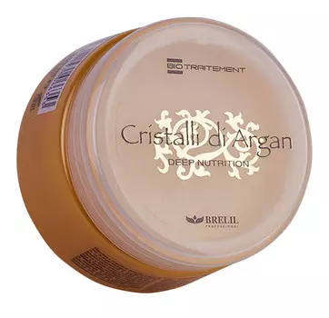 BRELIL PROFESSIONAL Маска для глубокого восстановления, шелковистости и блеска волос Кристаллы Аргании / Biotraitement Cristalli di argan 250 мл