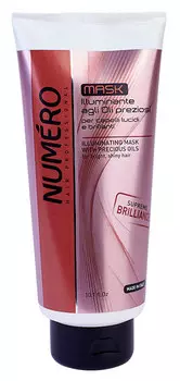 BRELIL PROFESSIONAL Маска для придания бриллиантового блеска волосам, с маслом арганы и макадамии / Numero 300 мл