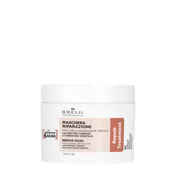 BRELIL PROFESSIONAL Маска восстанавливающая для поврежденных волос / AMINO TREATMENT 220 мл