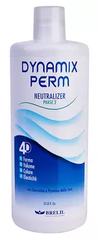 BRELIL PROFESSIONAL Нейтрализатор для химической завивки волос / Dynamix Perm 4D System 1000 мл