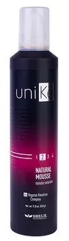 BRELIL PROFESSIONAL Пена слабой фиксации для укладки волос / UniKe 300 мл