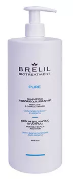 BRELIL PROFESSIONAL Шампунь для жирных волос / BIOTREATMENT PURE SEBO BALANCING Shampoo 1000 мл