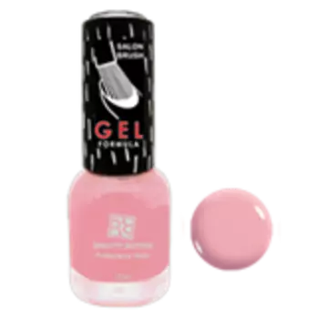 BRIGITTE BOTTIER 07 лак для ногтей гелевый, нежно розовый перламутровый / GEL FORMULA 12 мл