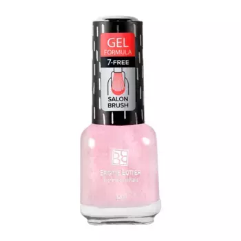 BRIGITTE BOTTIER 100 лак для ногтей гелевый, розовый с эффектом мелланж / GEL FORMULA 12 мл