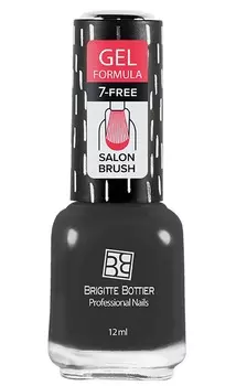 BRIGITTE BOTTIER 23 лак для ногтей гелевый, мокрый асфальт / GEL FORMULA 12 мл