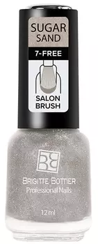 BRIGITTE BOTTIER 302 лак для ногтей фактурный, искрящийся иней / SUGAR SAND 12 мл