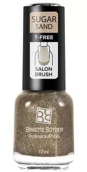 BRIGITTE BOTTIER 315 лак для ногтей фактурный, искрящийся коричневый / SUGAR SAND 12 мл