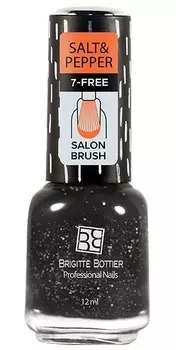 BRIGITTE BOTTIER 501 лак для ногтей, соль черная / Salt &amp; Pepper 12 мл