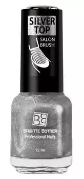 BRIGITTE BOTTIER Покрытие топовое для ногтей Серебряный / SILVER TOP 12 мл