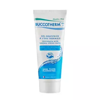 BUCCOTHERM Гель-паста зубная для чувствительных десен без фтора и термальной водой / BUCCOTHERM 75 мл