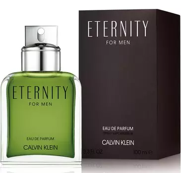 CALVIN KLEIN Вода парфюмерная мужская Calvin Klein Eternity For Men Edp 100 мл