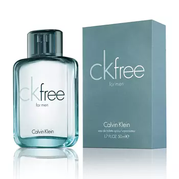 CALVIN KLEIN Вода туалетная мужская Calvin Klein Ck Free, спрей 50 мл