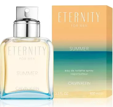 CALVIN KLEIN Вода туалетная мужская Calvin Klein Eternity For Men Summer Le 100 мл