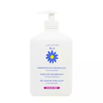 CAMOMILLA BLU Гель для душа с рисом и ромашкой для взрослых и детей 0+ / ULTRA SOFT shower BATH rice and chamomile 500 мл