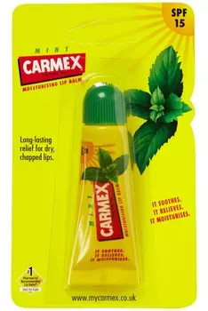 CARMEX Бальзам мятный для губ SPF 15 (в тубе) 10 г