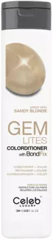 CELEB LUXURY Кондиционер тонирующий корректирующий цвет, песочный опал / Gem Lites Sandy Opal Colorditioner 244 мл