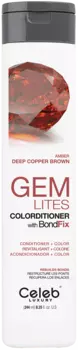 CELEB LUXURY Кондиционер тонирующий корректирующий цвет, янтарь / Gem Lites Amber Colorditioner 244 мл