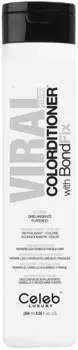 CELEB LUXURY Кондиционер тонирующий, серебряный / Viral Colorditioner with BondFix 244 мл