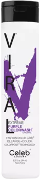 CELEB LUXURY Шампунь для яркости цвета, ярко-фиолетовый / Viral Shampoo Extreme Purple 244 мл