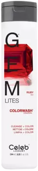 CELEB LUXURY Шампунь для яркости цвета, рубин / Gem Lites Shampoo Ruby 244 мл