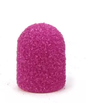 ЧИСТОВЬЕ Колпачок-насадка для педикюра фиолетовый, пластик, 10 мм 80 грит, 10 шт