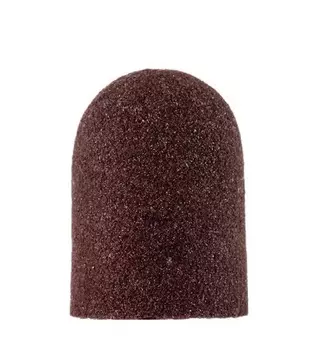 ЧИСТОВЬЕ Колпачок-насадка для педикюра коричневый 13 мм 320 грит, 10 шт