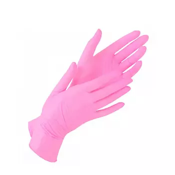 ЧИСТОВЬЕ Перчатки нитриловые розовые ХS SunViv XN 316 100 шт