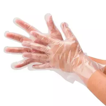 ЧИСТОВЬЕ Перчатки п/э L прозрачные 100 шт