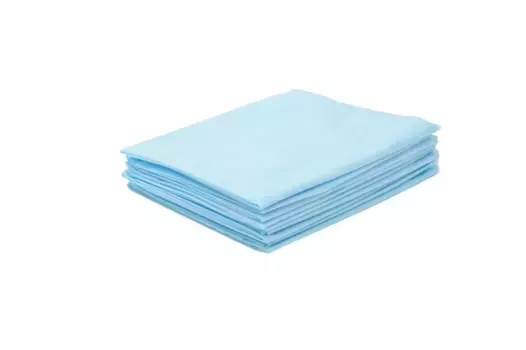ЧИСТОВЬЕ Простыня SMS 200 х 80 см голубая Стандарт 12 г/м 20 шт/уп