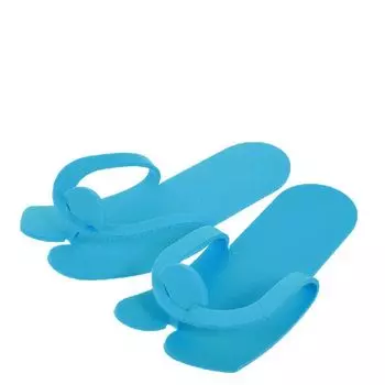 ЧИСТОВЬЕ Тапочки вьетнамки пенополиэтилен 5 мм голубые 25 пар/уп