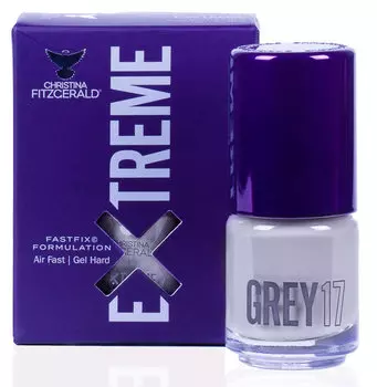 CHRISTINA FITZGERALD Лак для ногтей 17 / GREY EXTREME 15 мл