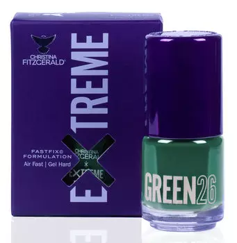 CHRISTINA FITZGERALD Лак для ногтей 26 / GREEN EXTREME 15 мл