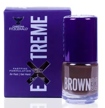 CHRISTINA FITZGERALD Лак для ногтей 32 / BROWN EXTREME 15 мл
