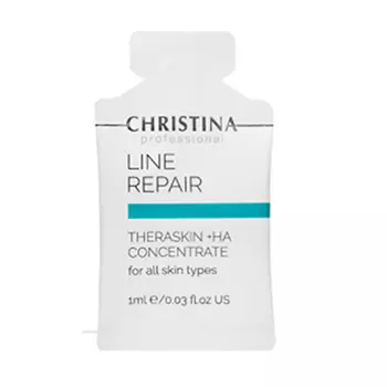 CHRISTINA Капли регенерирующие увлажняющие с гиалуроновой кислотой Тераскин, в саше / Line Repair Theraskin+HA Concentrate sachets kit 1 х 1 мл