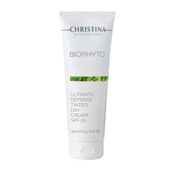 CHRISTINA Крем дневной с тоном Абсолютная защита SPF 20 / Ultimate Defense Tinted Day Cream Bio Phyto 75 мл