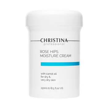 CHRISTINA Крем увлажняющий с маслом шиповника и морковным маслом / Rose Hips Moisture Cream 250 мл