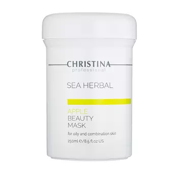 CHRISTINA Маска красоты яблочная для жирной и комбинированной кожи / Sea Herbal Beauty Mask Green Apple 250 мл