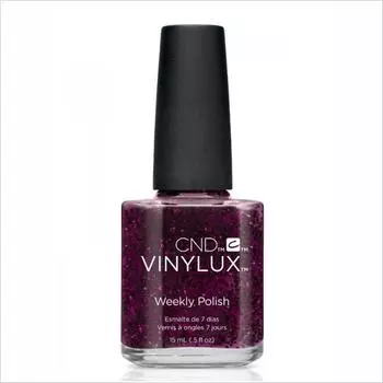 CND 198 лак недельный для ногтей / Poison Plum VINYLUX 15 мл