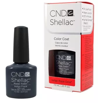 CND 90625 покрытие гелевое / Indigo Frock SHELLAC 7,3 мл
