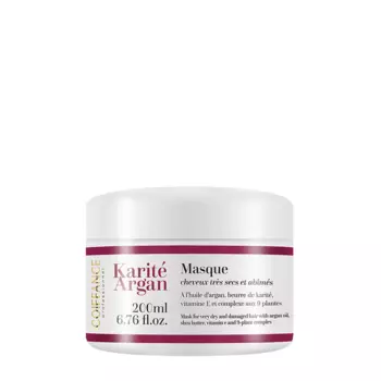COIFFANCE PROFESSIONNEL Маска для сухих и поврежденных волос / KARITE ARGAN - MASQUE CHEVEUX ABIMES, TRES SECS 200 мл